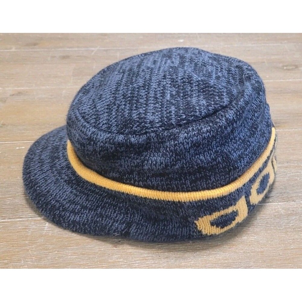 Adidas Winter Beanie With Brim Gray With Yellow Logo Climawarm The Collection